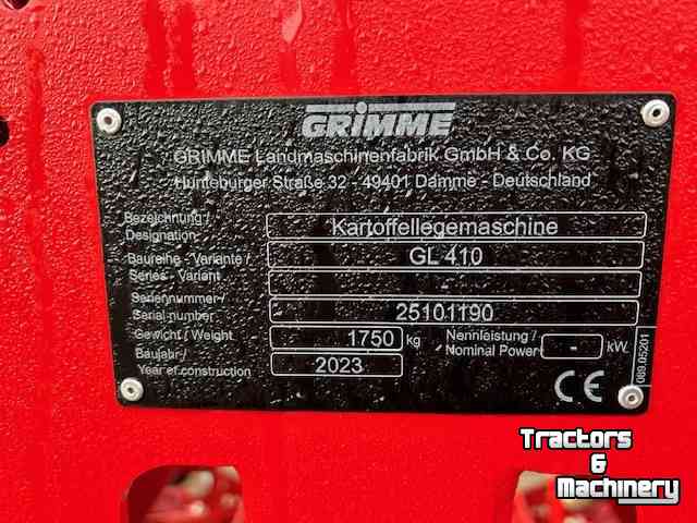 Pootmachine Grimme Gl 410 bekerpootmachine, pootmachine