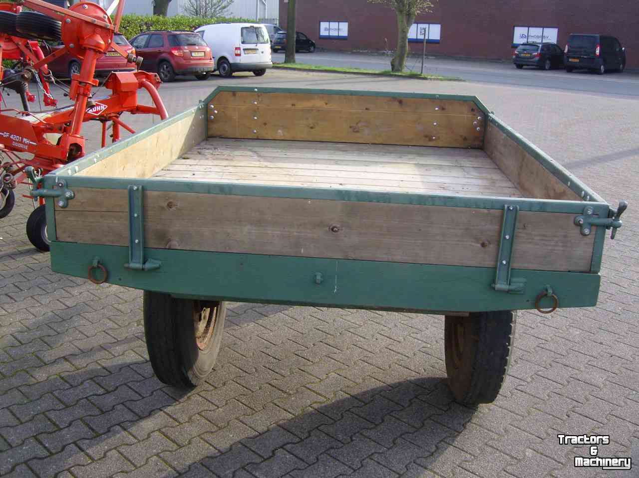 Vierwielige wagen / Landbouwwagen  kipkar  160x200 cm
