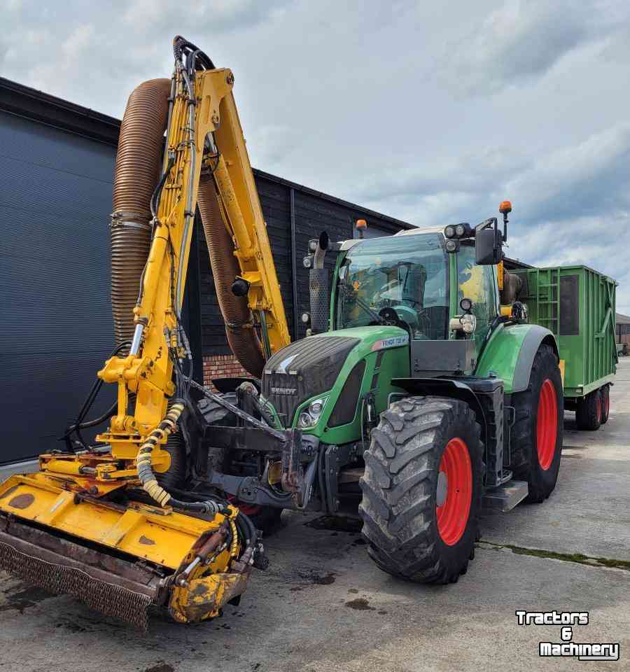 Traktoren Fendt 720 Vario Profi Tractor + Herder Grenadier MBK 513 LS
