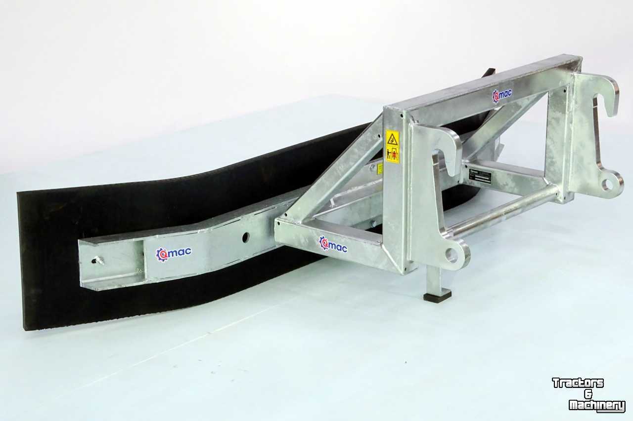 Rubberschuif Qmac Modulo gebouwde schuifbalk met canvas rubber 2.40 mtr aanbouw kramer