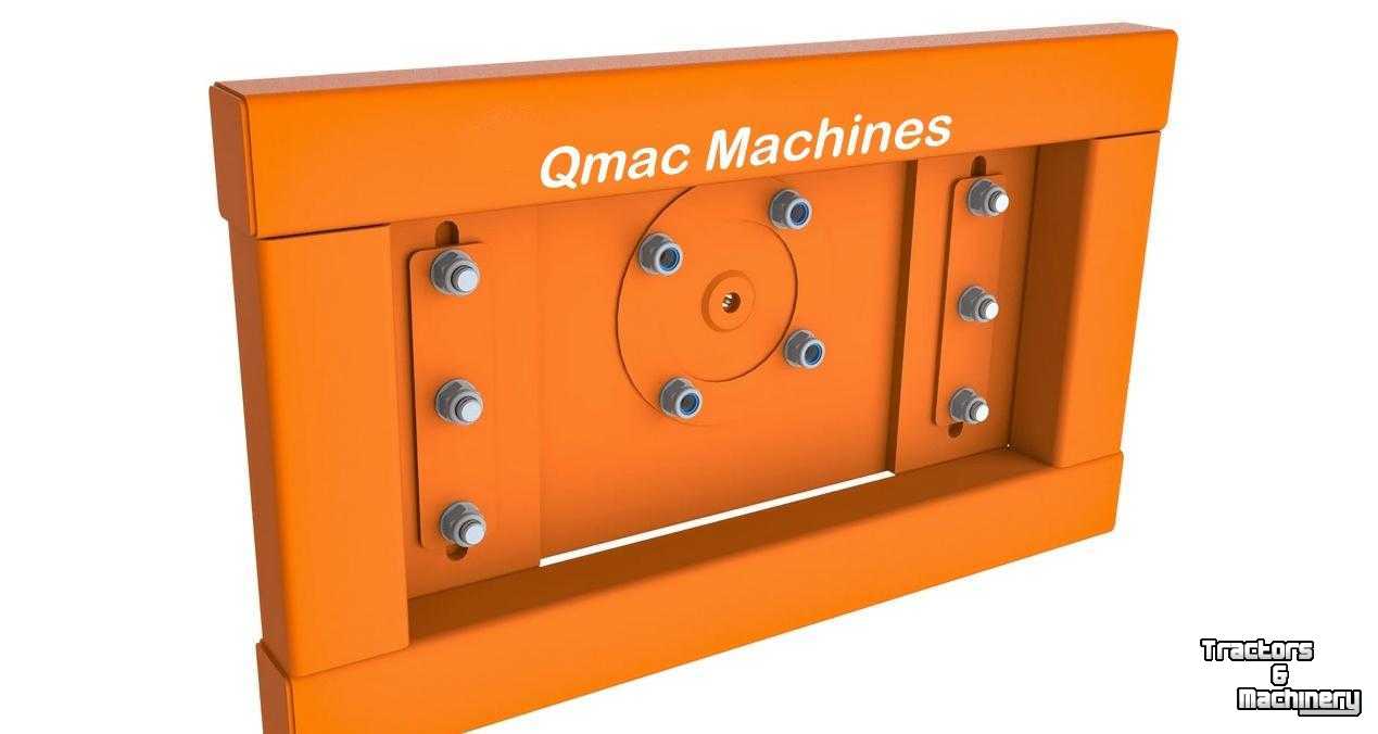 Diverse nieuwe onderdelen Qmac Sneeuwploeg Aanbouwframe Blanco