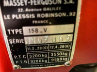Smalspoortraktoren Massey Ferguson 158 V