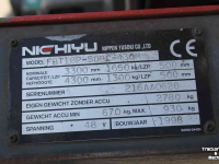 Heftruck Nyk FBT18P-50BC-430M elektrische heftruck driewieler Nichiyu forklift gabelstapler