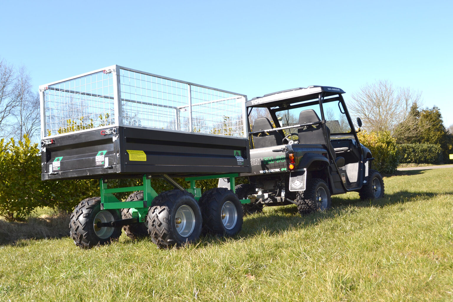 Aanhanger voor Leffert transporter | Tuin en Park Techniek