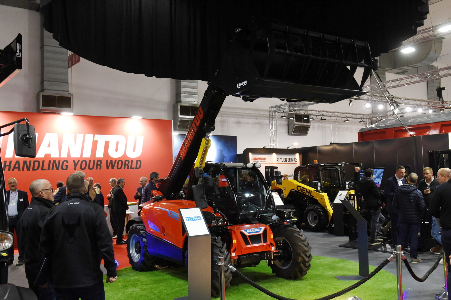 Agribex 2023: Elektrische MLT625E verreiker van Manitou | Veehouderij Techniek