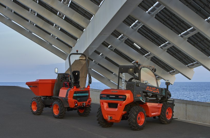 Ausa introduceert elektrische mini-dumper en mini-verreiker | Tuin en Park Techniek