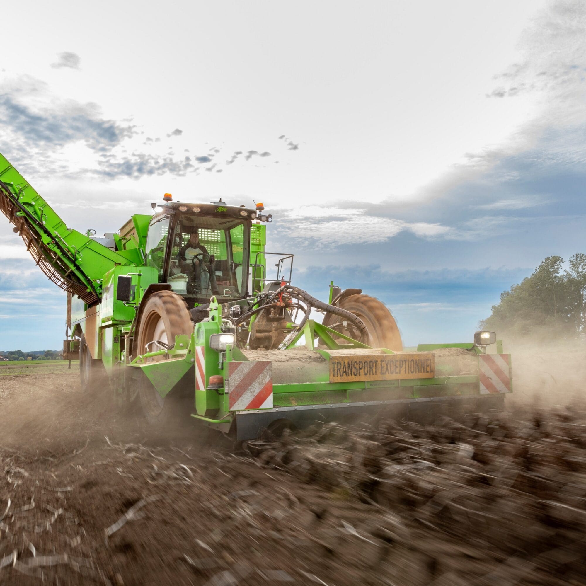 AVR meet knolgrootte op de vulband | LandbouwMechanisatie