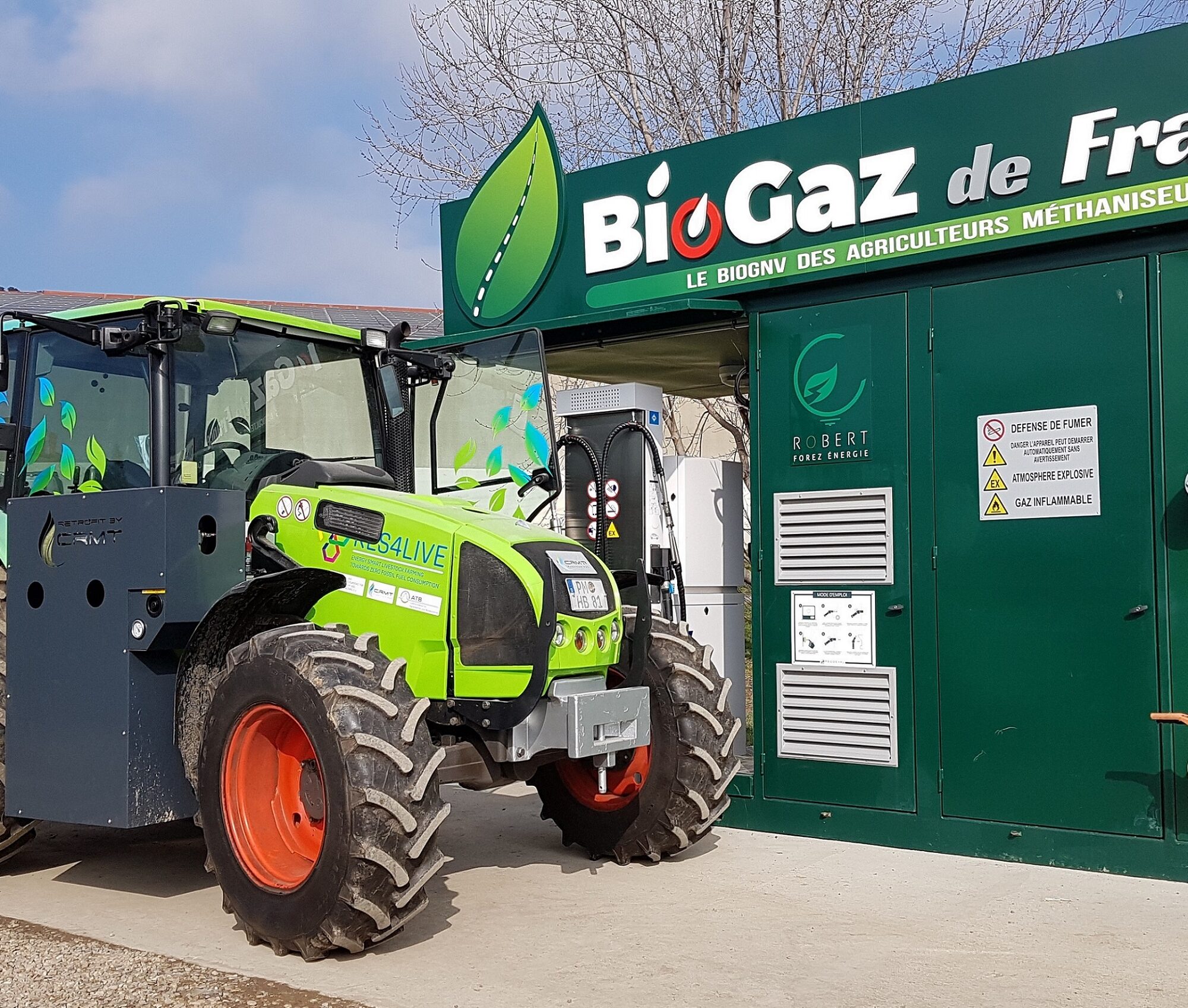 Bestaande trekker uitgerust met retrofitkit voor biogas | LandbouwMechanisatie