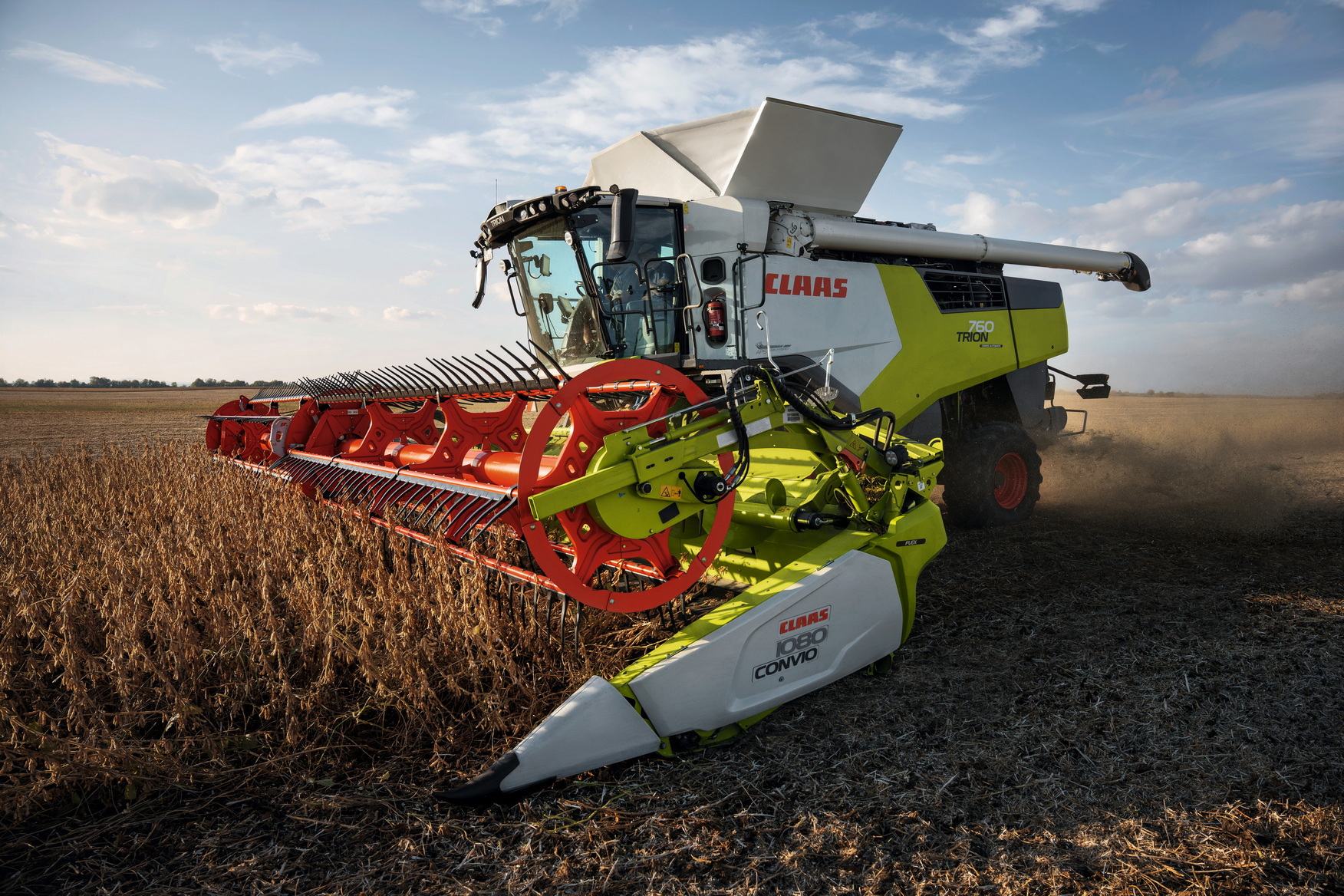 Claas Trion 760 nieuw topmodel in middensegment maaidorsers | LandbouwMechanisatie
