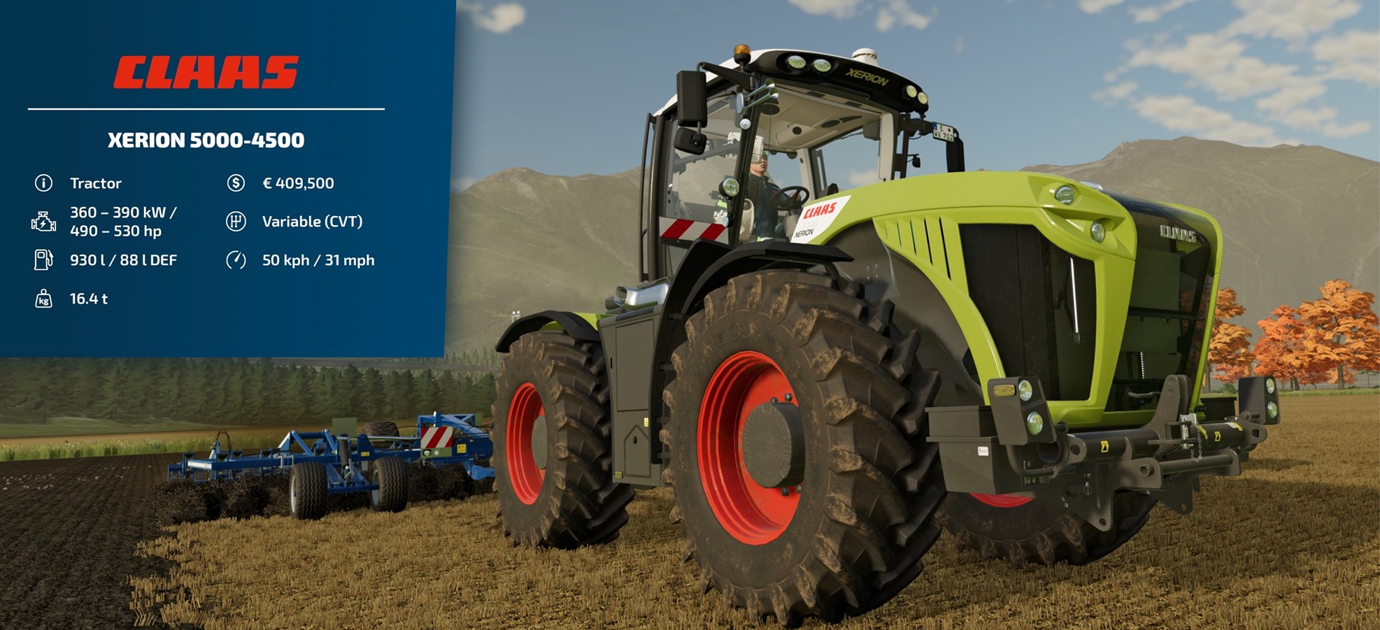 Claas Xerion Trac VC in Farming Simulator | LandbouwMechanisatie