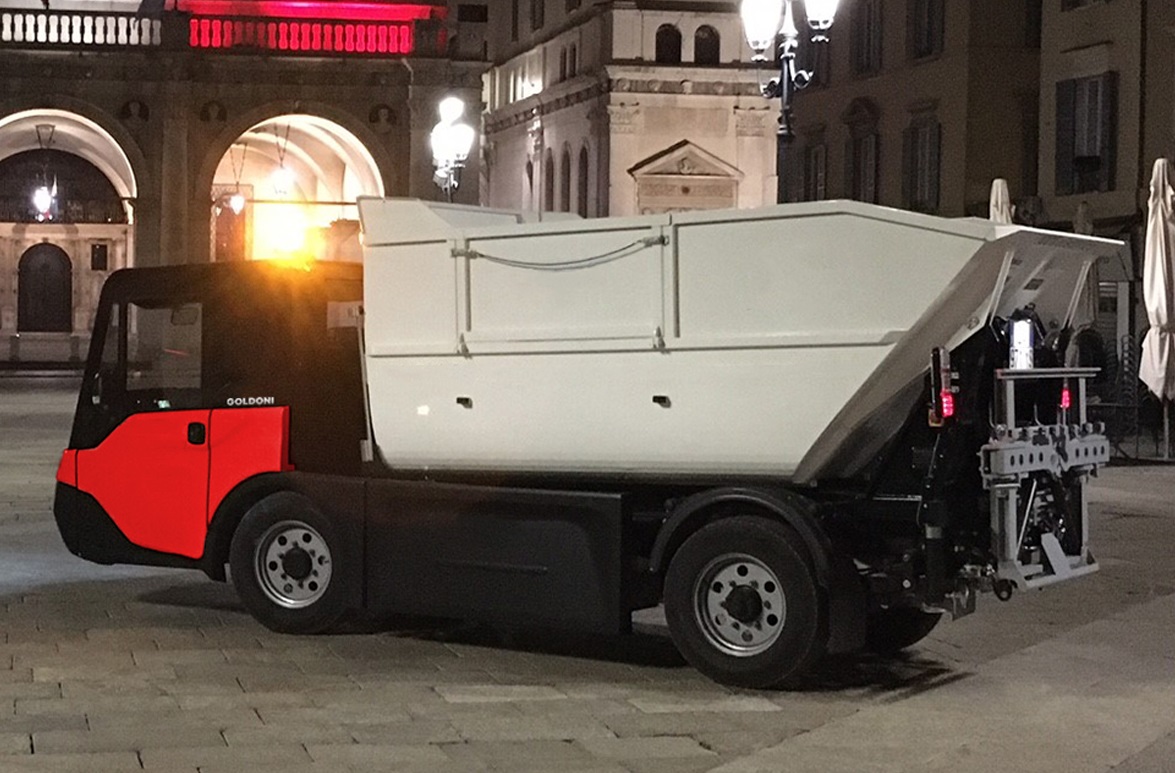 Elektrische transporter van Goldoni-Keestrack | Tuin en Park Techniek