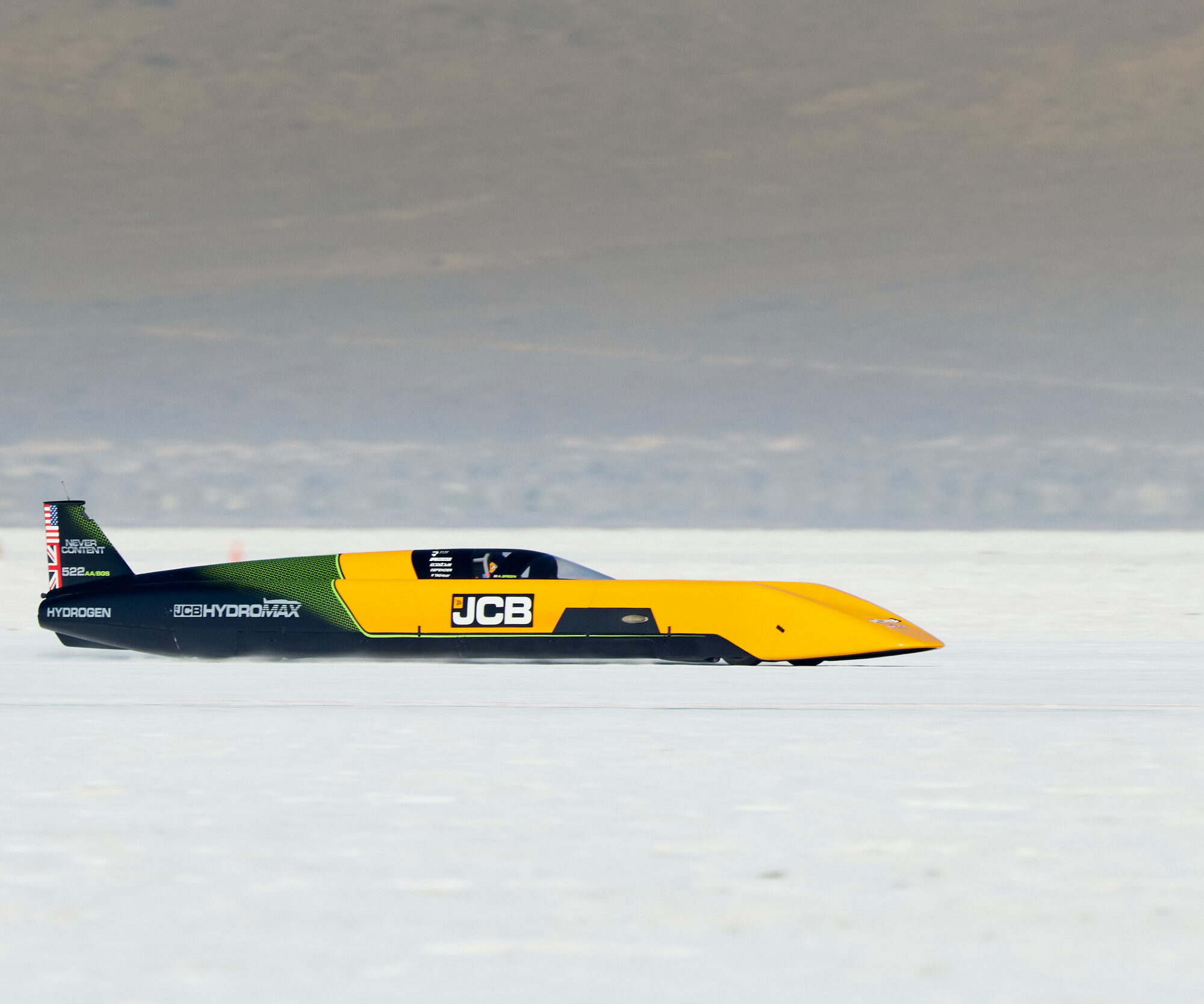 JCB Hydromax rijdt snelheidsrecord met waterstofmotor: 592,8 km/h | Mechaman
