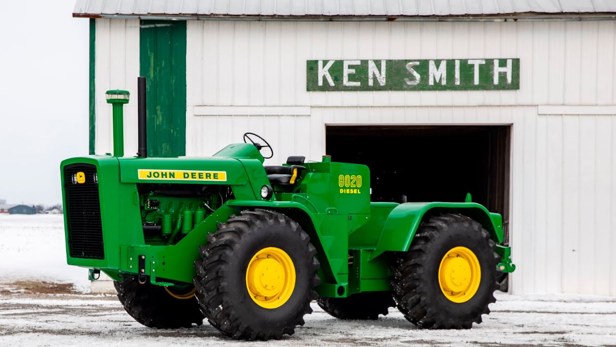 John Deere 8020 voor 335.627 euro geveild | LandbouwMechanisatie