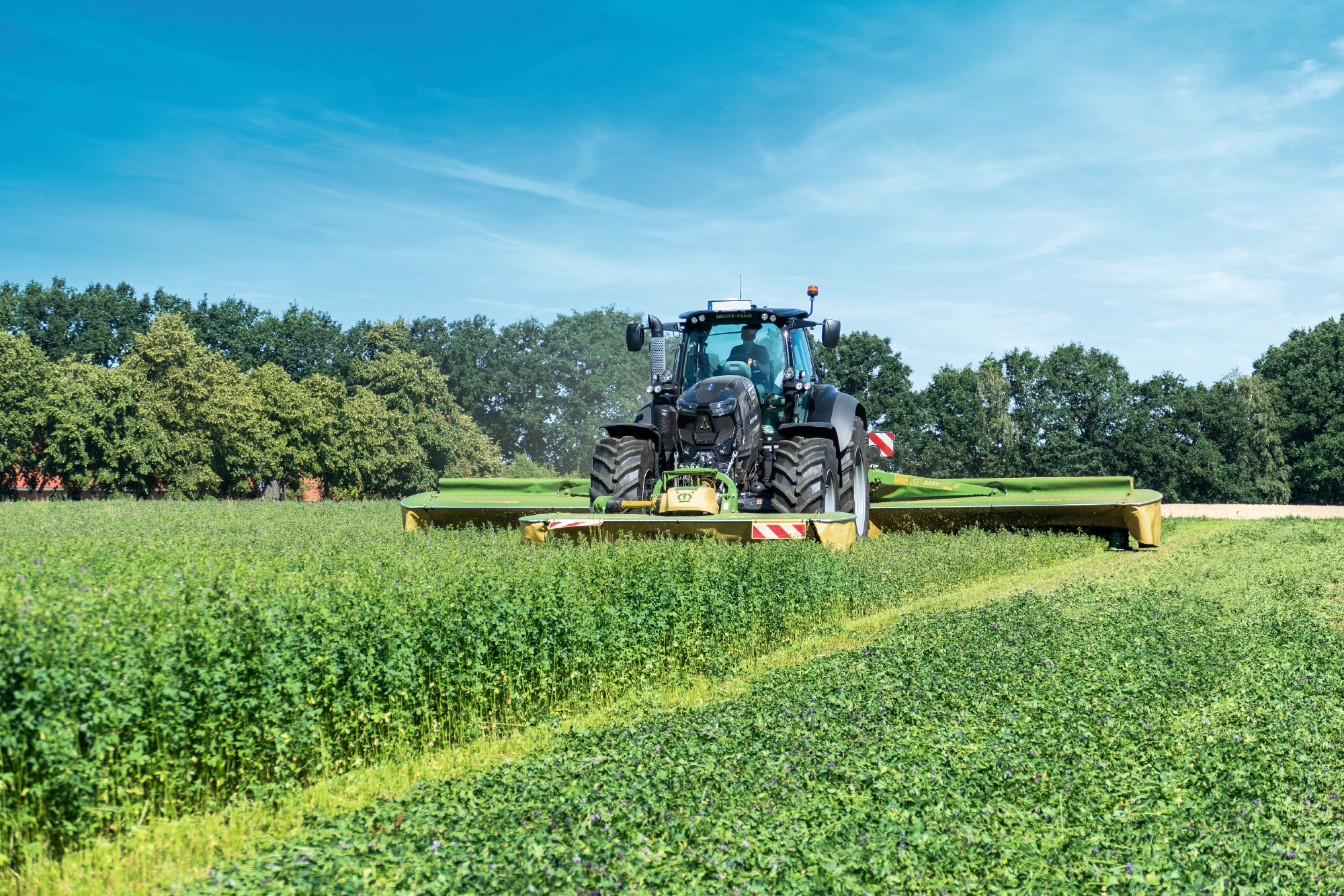 Krone B 950 Collect maaier bedienen met isobus | Veehouderij Techniek