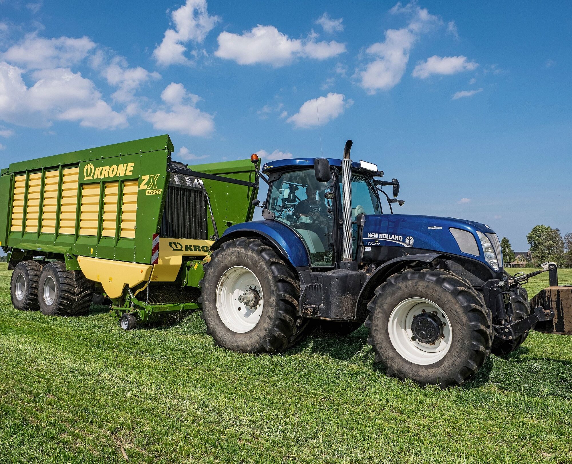 Krone ZX opraapwagen met vernieuwde snij-inrichting | Veehouderij Techniek