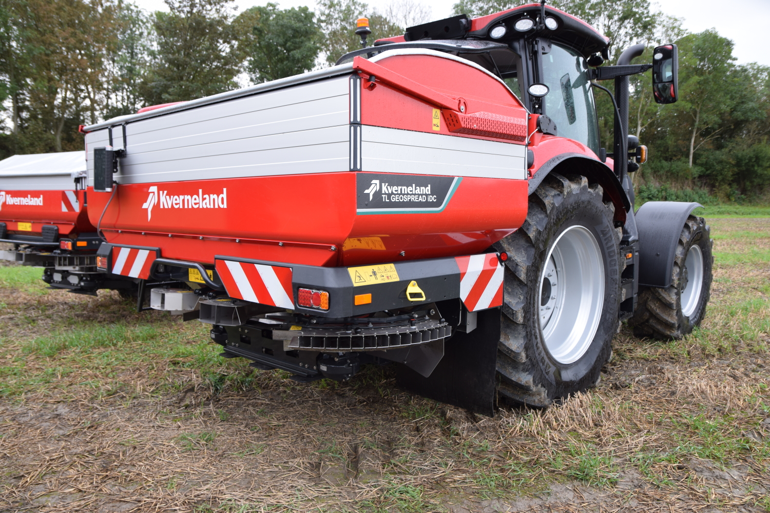 Kverneland Geospread-strooier met hydraulische aandrijving | LandbouwMechanisatie