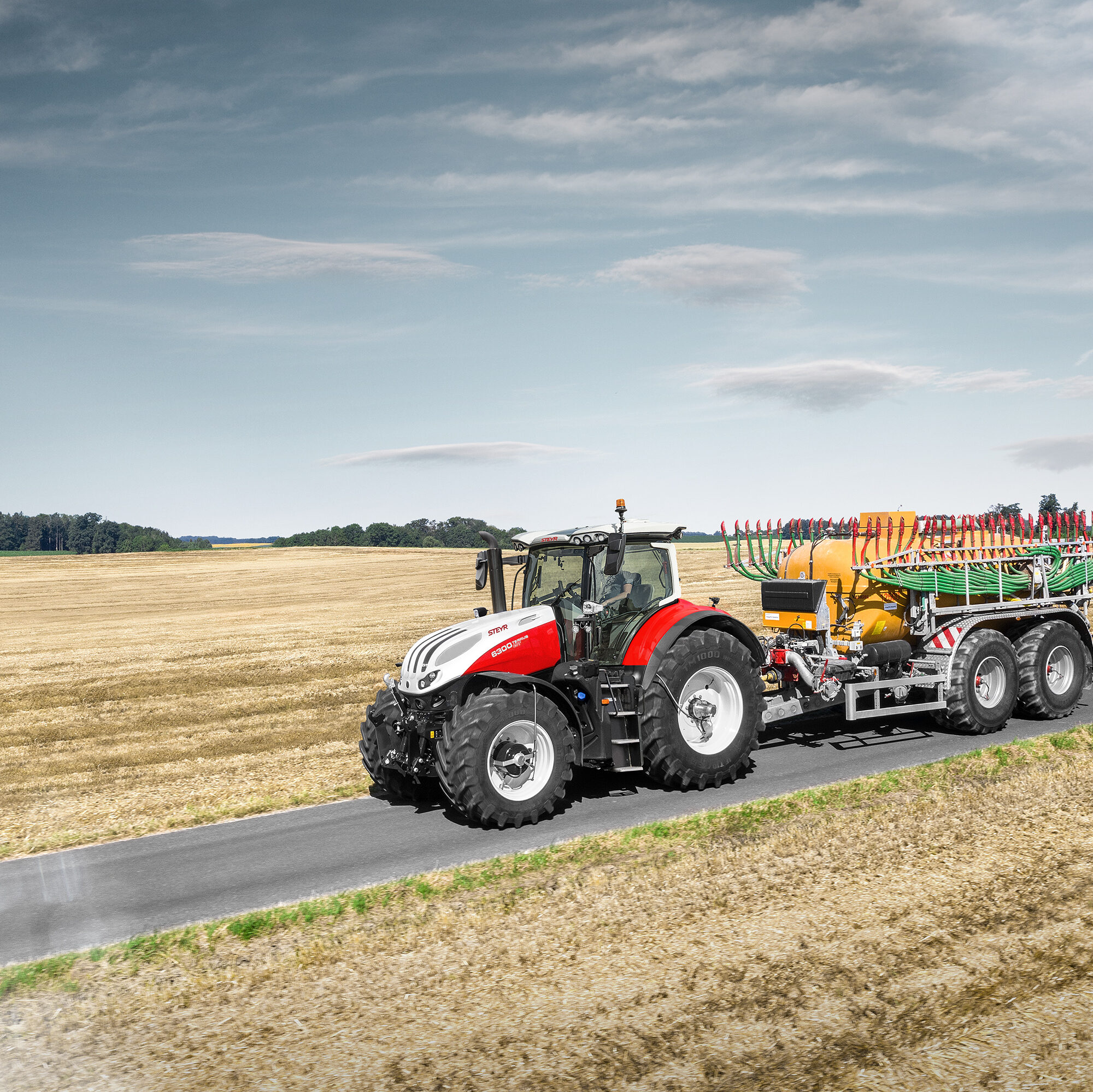 Luchtdrukwisselsysteem leverbaar op Steyr | LandbouwMechanisatie