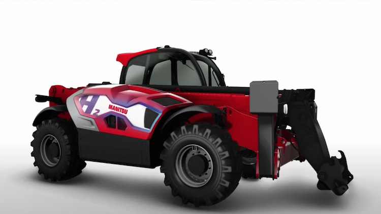 Manitou MT1840 H2 verreiker op waterstof | LandbouwMechanisatie