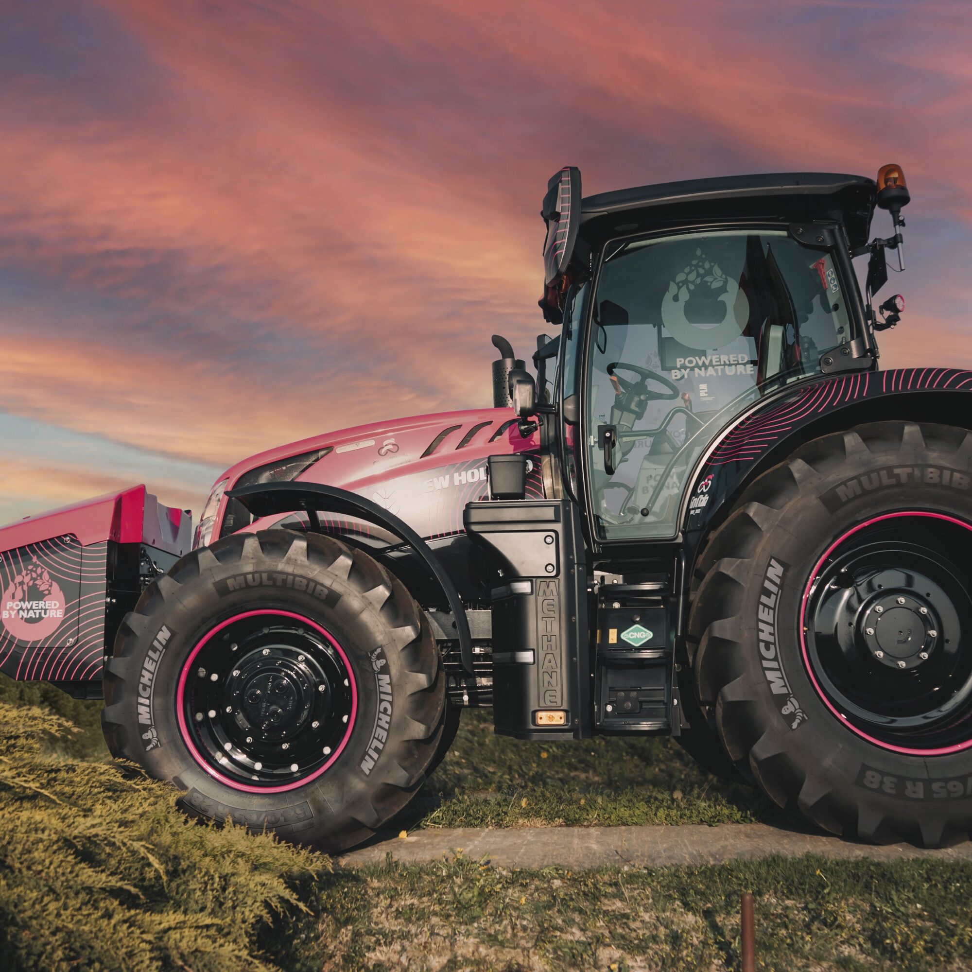 New Holland T6 Methane Power bij Giro d'Italia | LandbouwMechanisatie