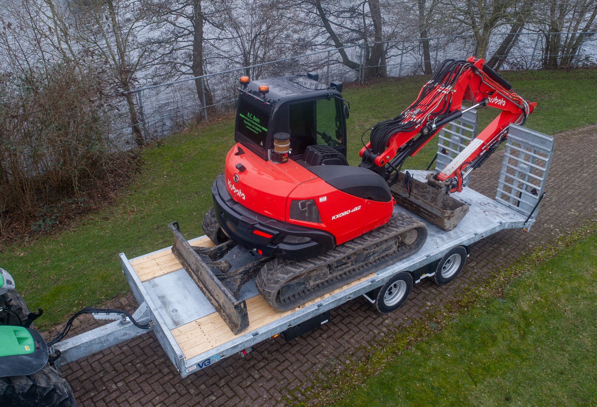 Nieuwe oprijwagen van VGM | Tuin en Park Techniek