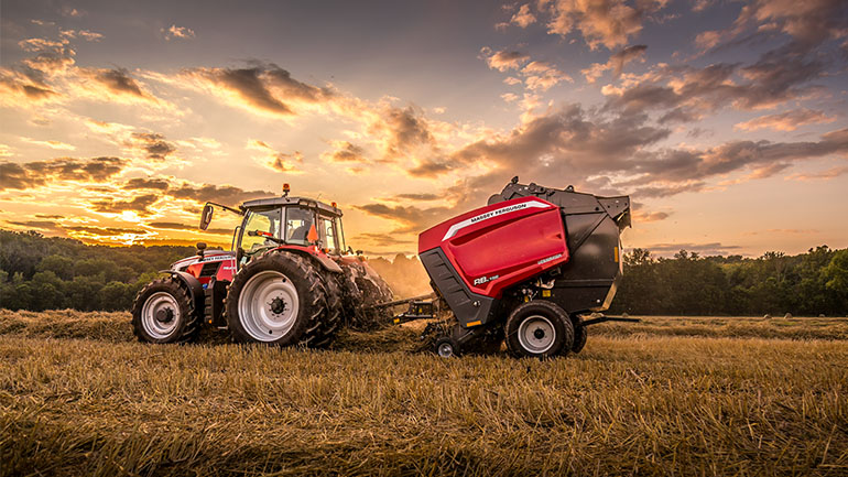 Nieuwe ronde balenpersen van Massey Ferguson | Veehouderij Techniek
