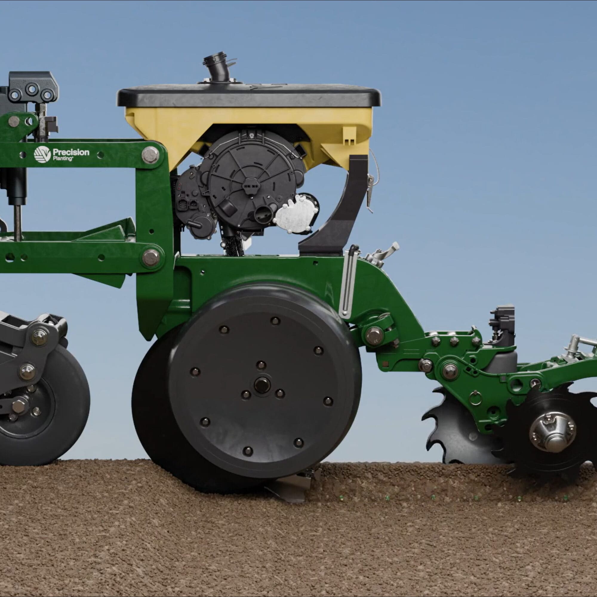 Precision Plantings Arrowtube zaait mais met de punt naar beneden | LandbouwMechanisatie