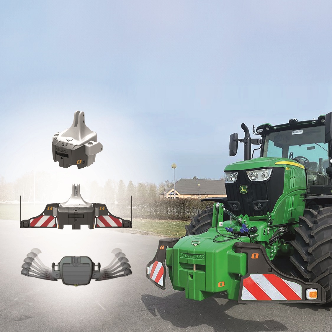 Quicke levert bumpers en gewichten van Easymass onder eigen merknaam | LandbouwMechanisatie