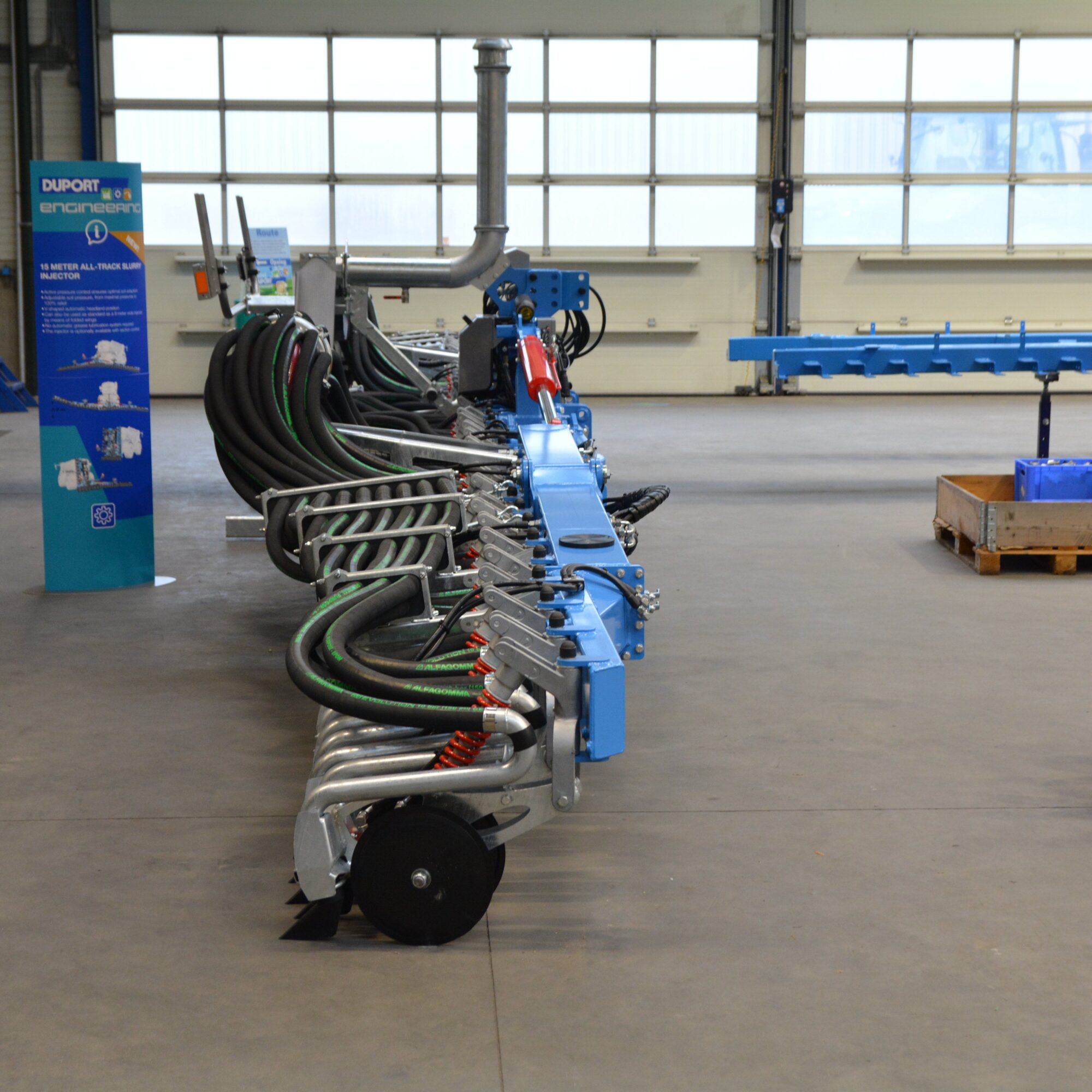 Vijftien meter bemester van Duport | LandbouwMechanisatie