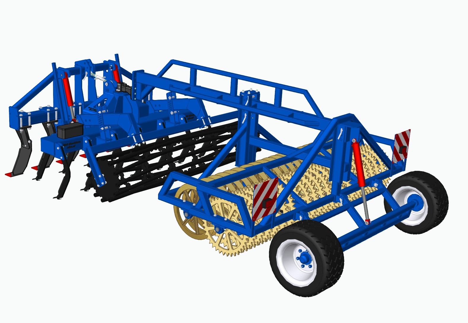 Woeler-vorenpakkercombinatie van Zibo | LandbouwMechanisatie