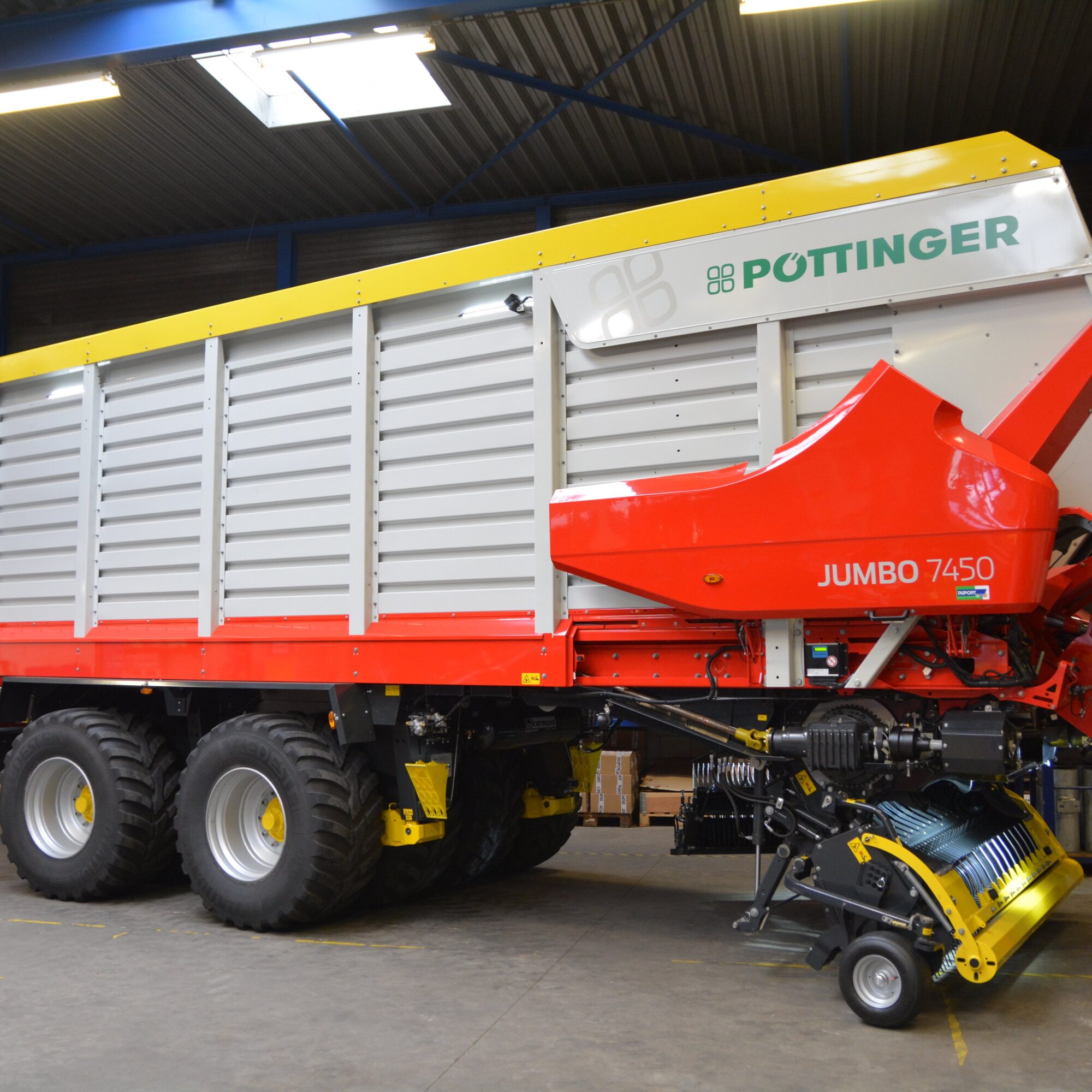 Zijafvoerband achteraf leverbaar voor Pöttinger Jumbo opraapwagens | Veehouderij Techniek