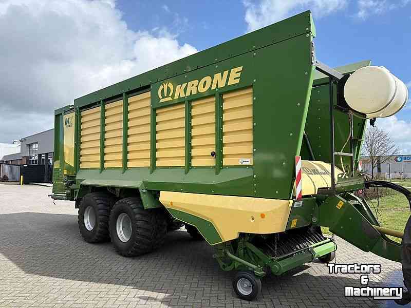 Opraapwagen Krone MX 370 GD + Bandje