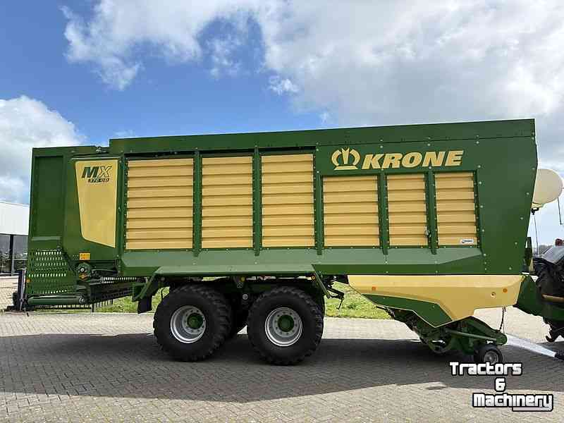 Opraapwagen Krone MX 370 GD + Bandje