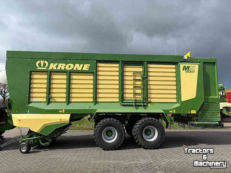 Opraapwagen Krone MX 370 GD + Bandje