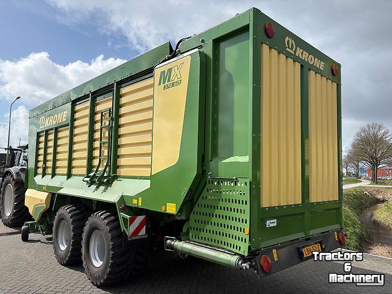 Opraapwagen Krone MX 370 GD + Bandje