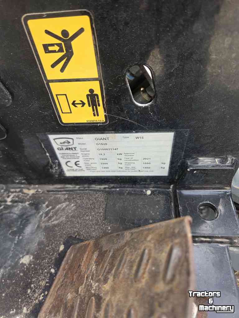Shovel / Wiellader / Kniklader Giant G1500