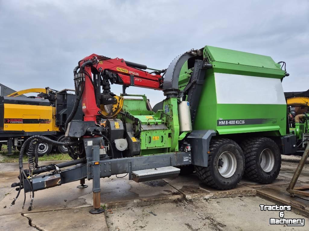 Houtversnipperaar Heizohack HM8-400 KLC16 chipper combi