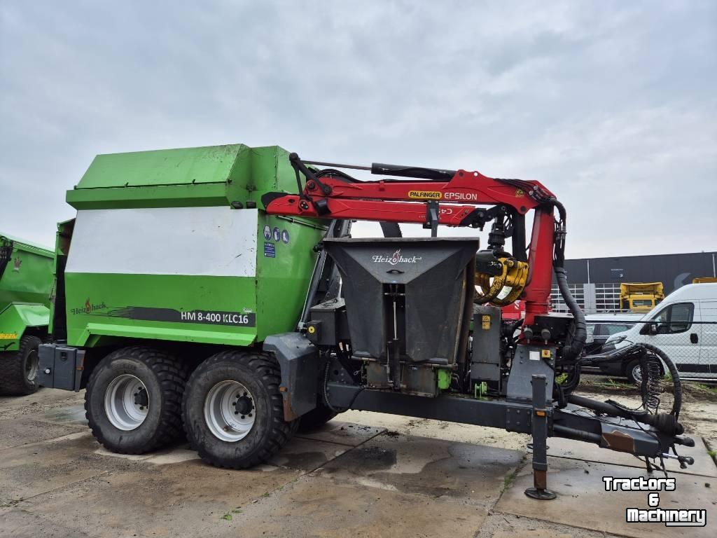 Houtversnipperaar Heizohack HM8-400 KLC16 chipper combi