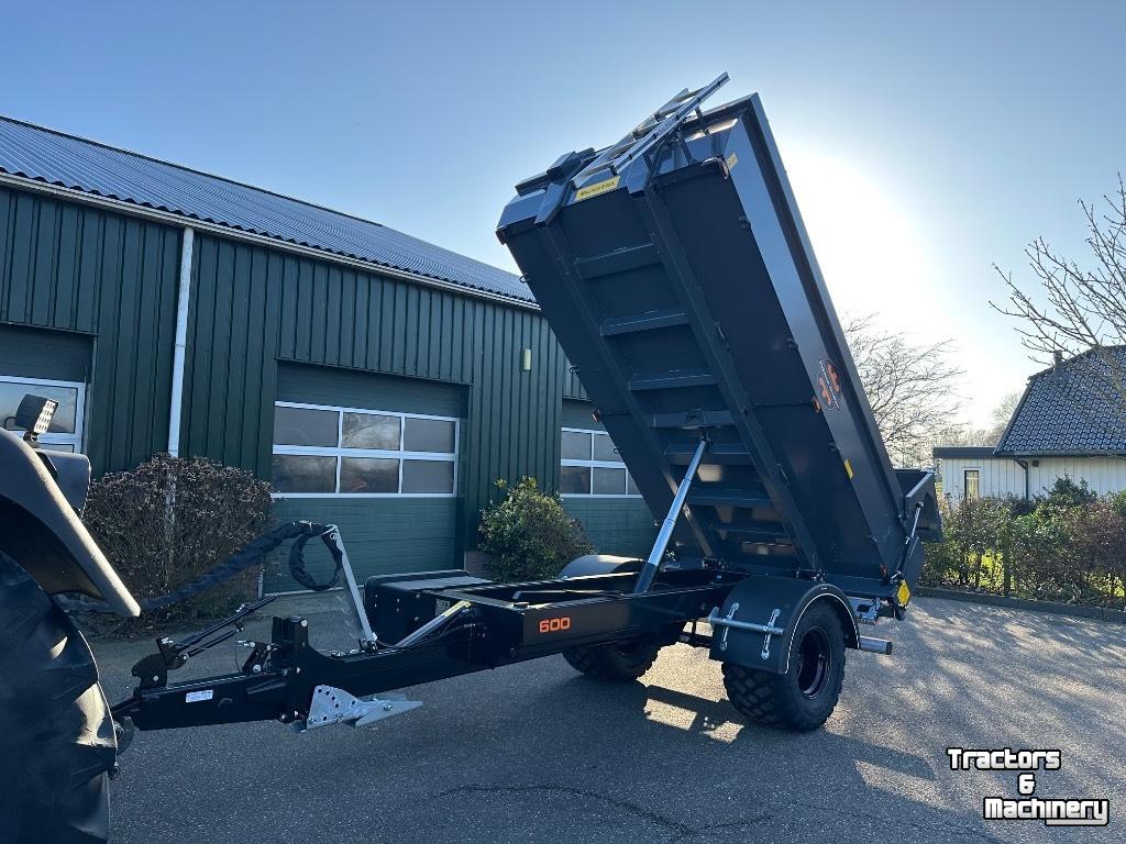 Kipper / Kiepwagen / Landbouwkipper Palmse Trailer PT600E-1A bakkenwagen bakkenkar kipper mobiele