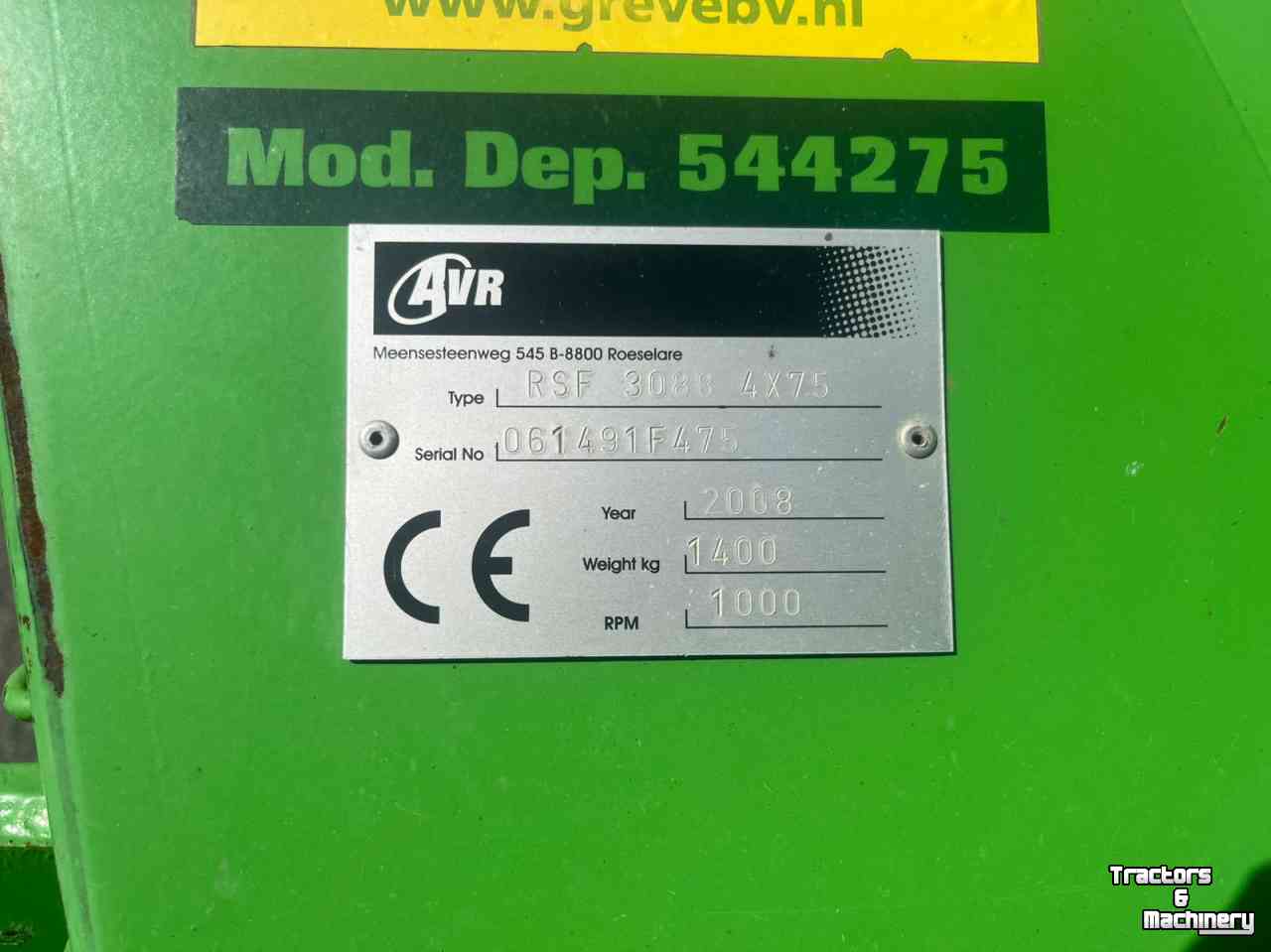 Rijenfrees AVR RSF 4x75