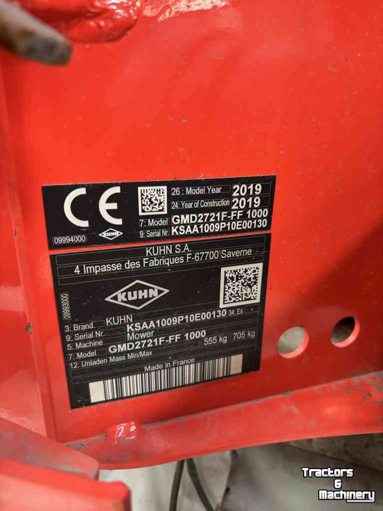 Maaier Kuhn Gmd 2721 F frontmaaier