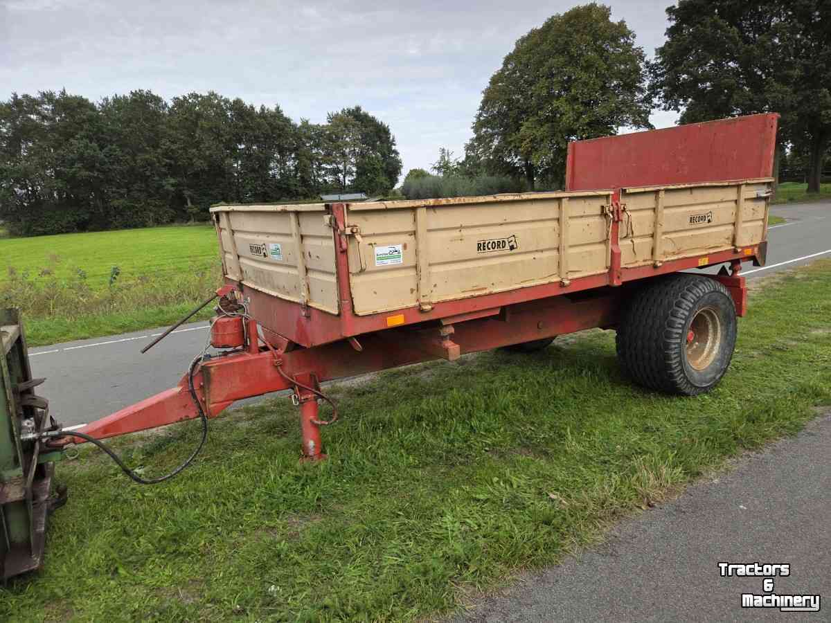Kipper / Kiepwagen / Landbouwkipper Record Record SP 60 3 zijdige kipper 6 ton
