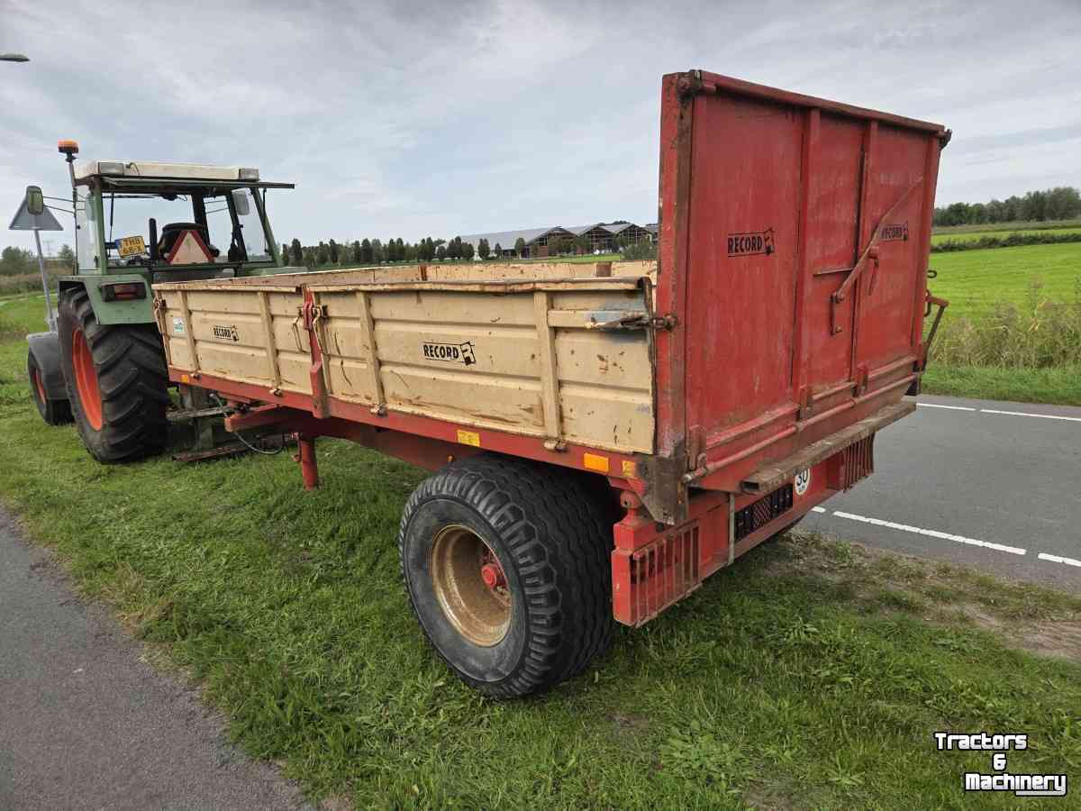 Kipper / Kiepwagen / Landbouwkipper Record Record SP 60 3 zijdige kipper 6 ton
