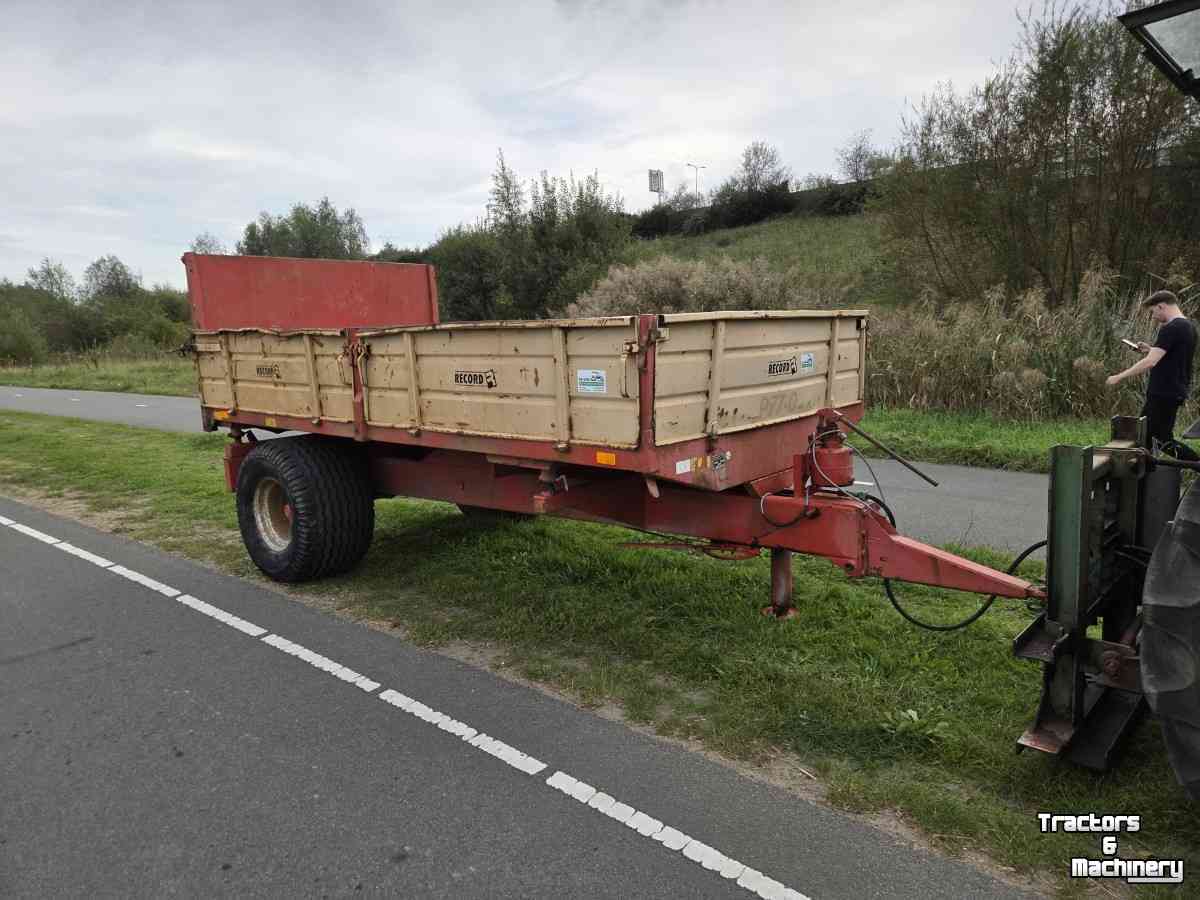 Kipper / Kiepwagen / Landbouwkipper Record Record SP 60 3 zijdige kipper 6 ton