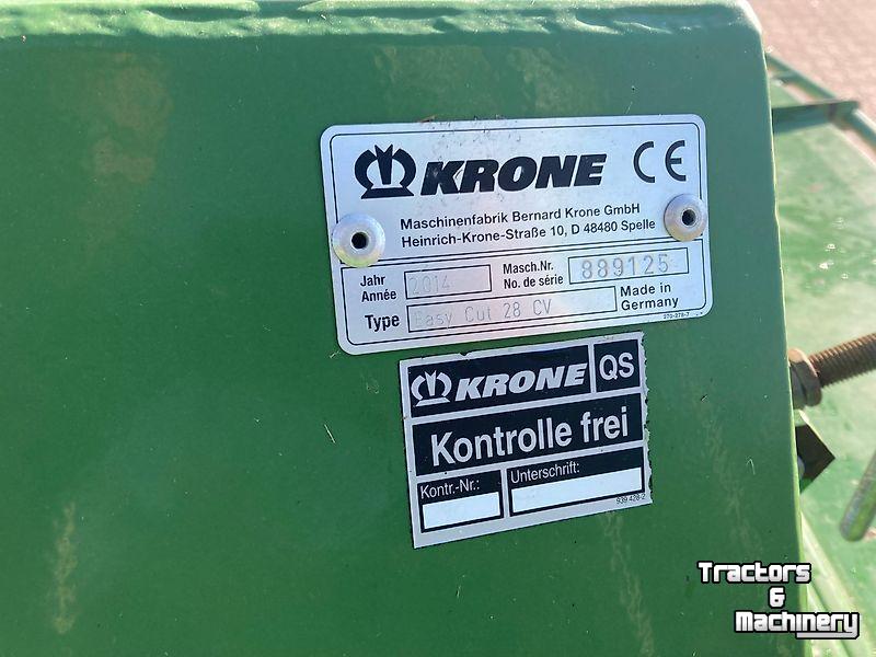 Maaier Krone Easy Cut 28 CV