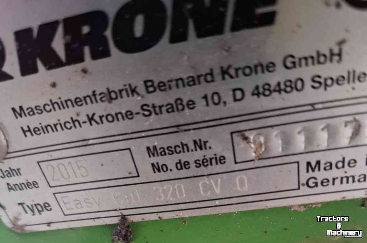 Maaier Krone Easycut R320 CV