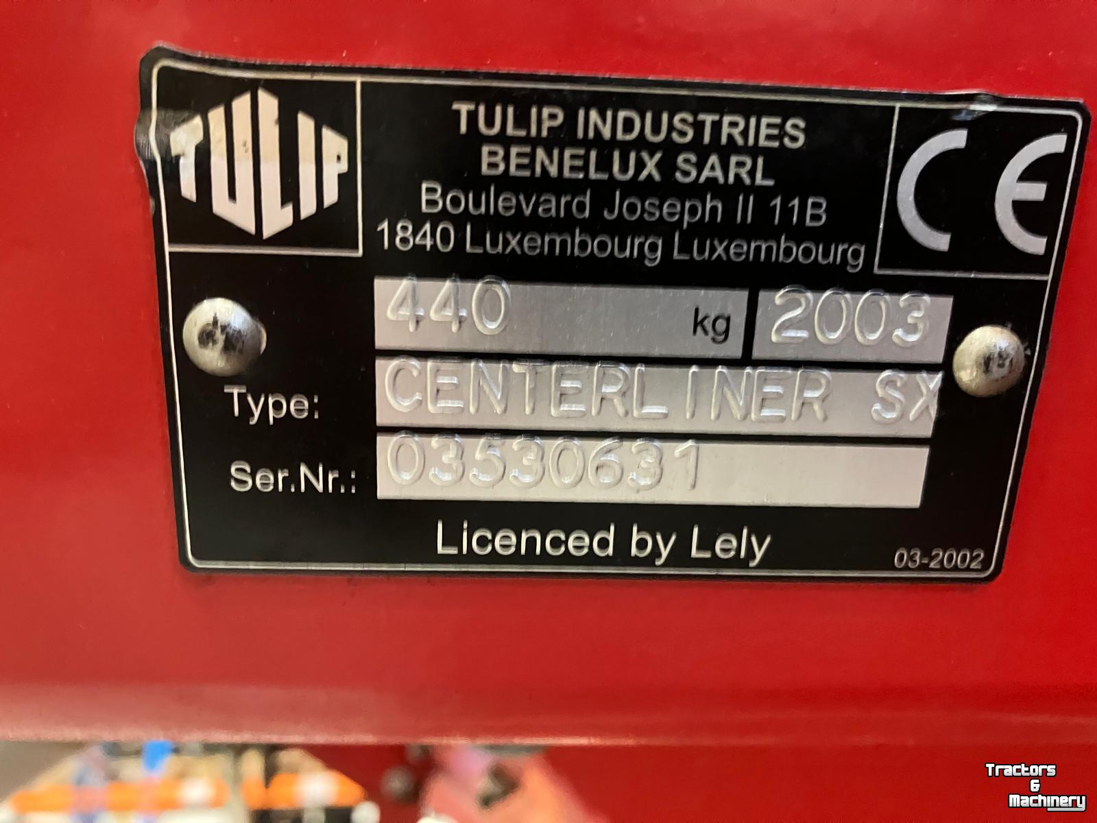 Kunstmeststrooier Tulip Centerliner SX