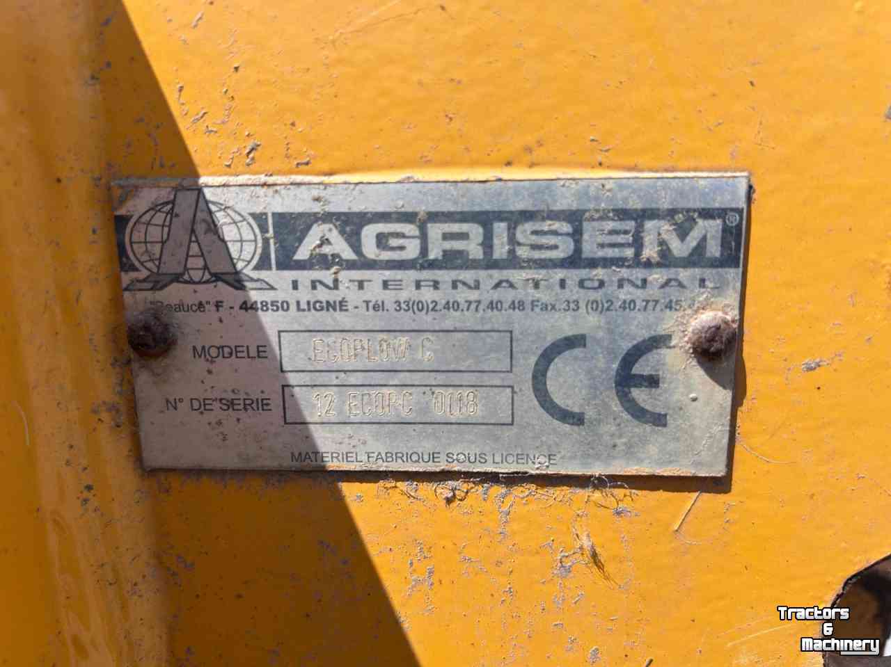Woeler / Diepwoeler / Voorzetwoeler Agrisem combi plow