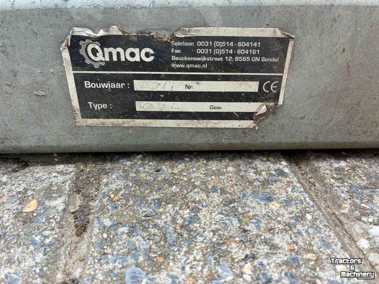 Overige aanbouwdelen en toebehoren Qmac werktuigendrager