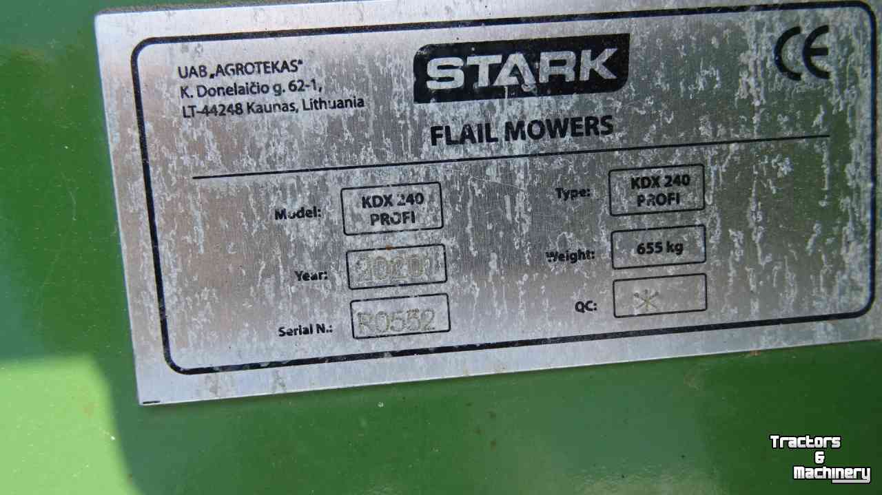 Klepelmaaier  Strak KDX 240 profi
