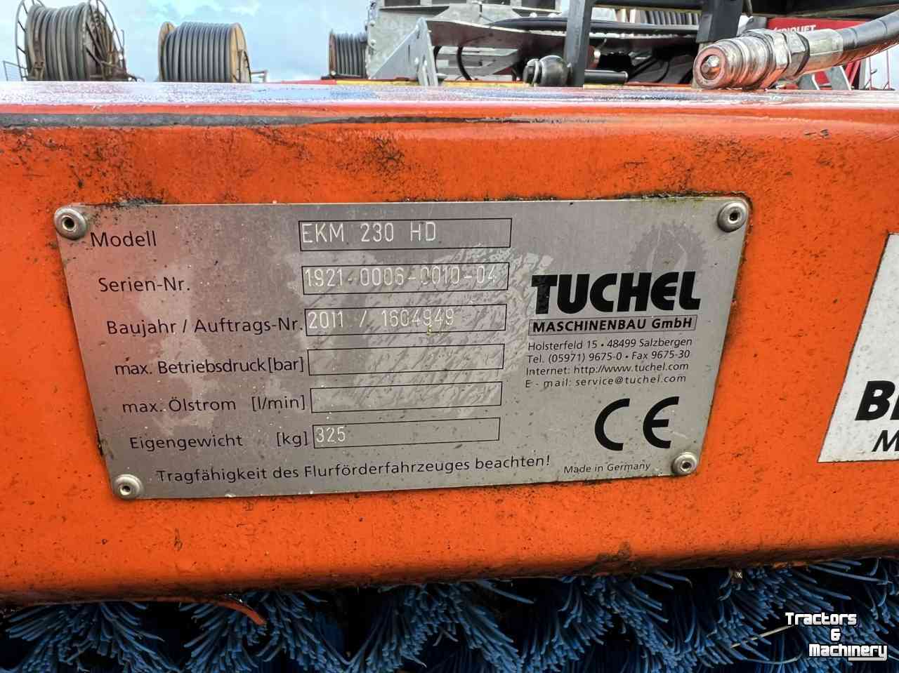 Veegmachine Tuchel EKM 230 HD veegmachine